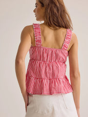 Kelly Gingham Babydoll Tank