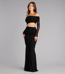 Lila Rhinestone Mermaid Formal Dress