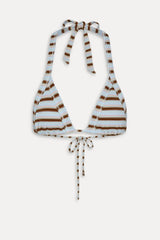 Taite Triangle Striped Bikini Top - Verona Stripe
