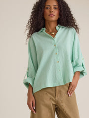 Lillian Button Up Top