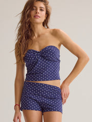 Ardyn Polka Dot Twist Tube Top
