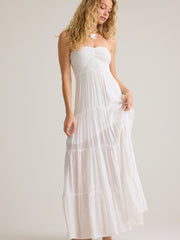 Jane Strapless Tiered Maxi Dress