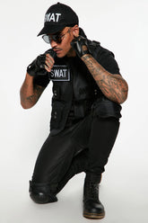 Swat Boss 4 Piece Costume Set