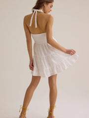 Quinta Eyelet Mini Dress