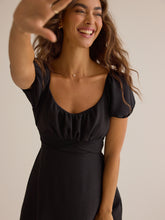 Delilah Crossover Mini Dress