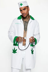 420 Blaze It Herbal Doctor 3 Piece Costume Set