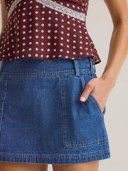 Karsen Denim Mini Skirt