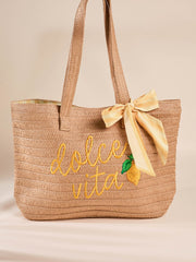 Dolce Vita Straw Tote