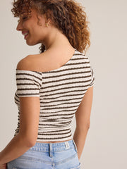 Rumi Asymmetrical Stripe Top