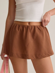 Madison Linen Mini Skort