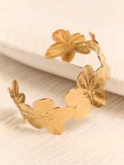 Floral Statement Cuff Bracelet