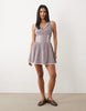 Cotton On Zoey Shirt Mini Dress In Lola Check
