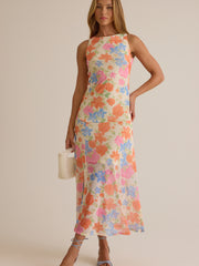 Mayra Mesh Maxi Dress