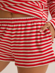 Reese Stripe Lounge Short