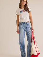 USA Patchwork Baby Tee
