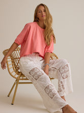 Hibiscus Patchwork Crochet Pant