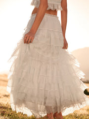 Radena Ruffle Maxi Skirt