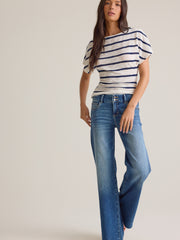 Emersyn Striped Fitted Top
