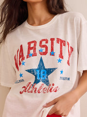 Varsity Athletic Oversized Tee