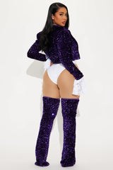 Purple Singer 3 Piece Costume Set