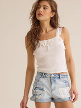 Carrie Patch Denim Shorts
