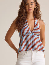 Mercer Stripe Halter Tank