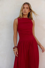 Nalla Maxi Dress Cherry