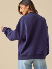 USA Embroidered Mock Neck