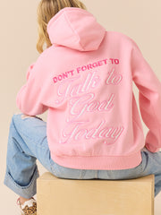 Talk To God Today Hoodie