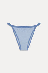 Tide Knit Cheeky Bikini Bottom - Malibu Tide