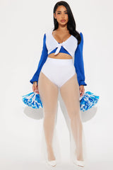 Texas Star Cheerleader 4 Piece Wide Leg Costume Set