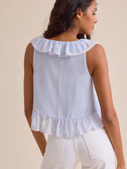 Lara Chiffon Ruffle Tank