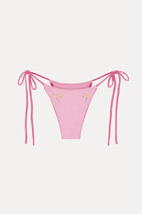 Divine Knit Skimpy Bikini Bottom - Strawberry Lemonade