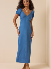 Hattie Denim Maxi Dress