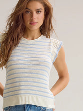 Elsa Crochet Flutter Sleeve Top