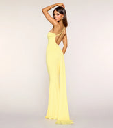 Vivan Open Back One Shoulder Mermaid Dress