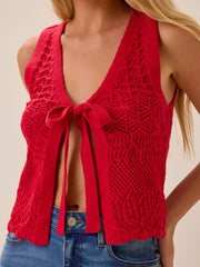 Tyra Crochet Vest