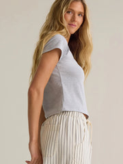 Alana V Neck Fitted Tee