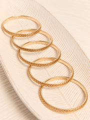 Chain Bangle Set