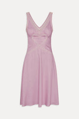 Memory Lane Satin Midi Dress - Love Drop