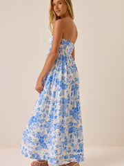 Cove Floral Strapless Maxi Dress