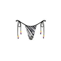 Micro Thong Tie Side Bikini Bottom - Wild Honey