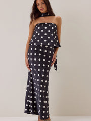 Nancie Polka Dot Maxi Skirt
