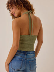 Rove Beaded Halter Tank