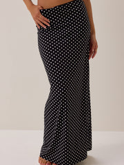 Priscilla Polka Dot Maxi Skirt