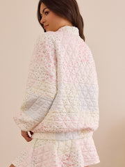 Bloom Quilted Mockneck