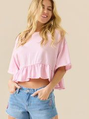Isla Sea Embroidered Denim Short