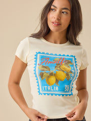 Amalfi Postcard Baby Tee