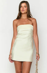 Annie Cream Strapless Mini Dress