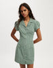 Cotton On Scarlet Shirt Mini Dress In Green
